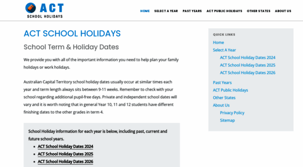 actschoolholidays.com.au