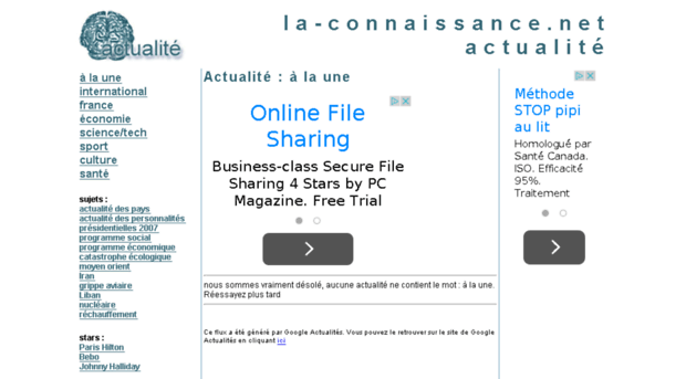 actualite.la-connaissance.net