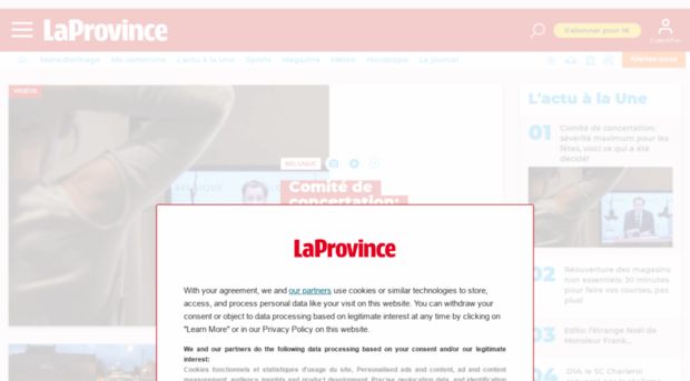 actualite.laprovince.be