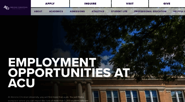 acucareers.acu.edu