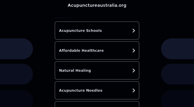acupunctureaustralia.org