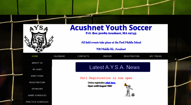 acushnetyouthsoccer.com