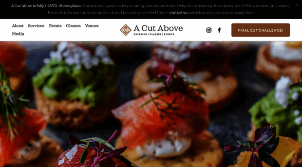 acutabovecatering.com