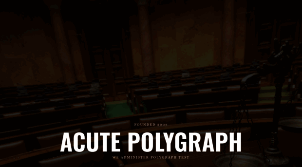 acutepolygraph.com