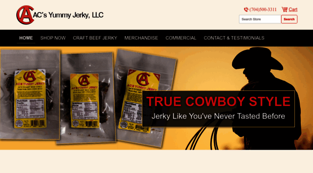 acyummybeefjerky.com