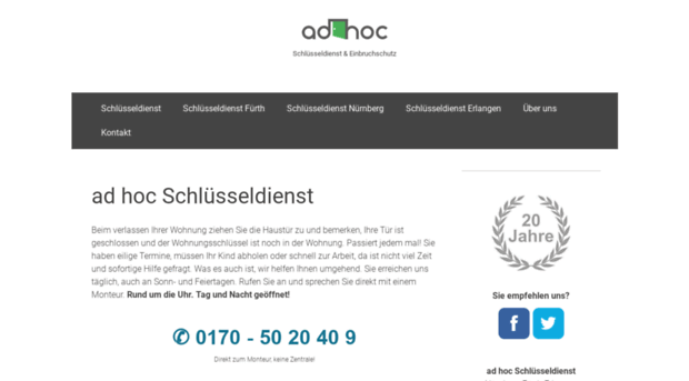 ad-hoc-schluesseldienst.de
