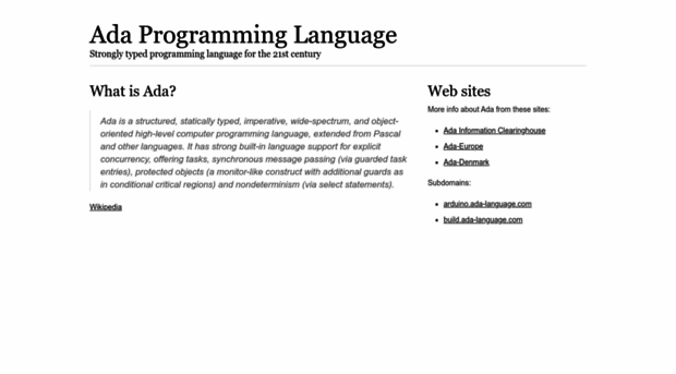 ada-language.com