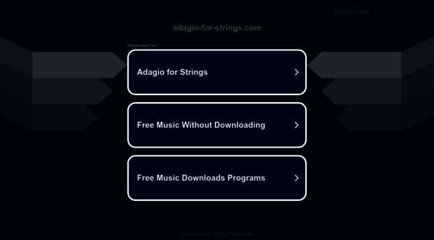 adagio-for-strings.com