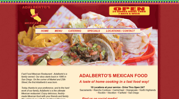 adalbertosmexicanrestaurant.com