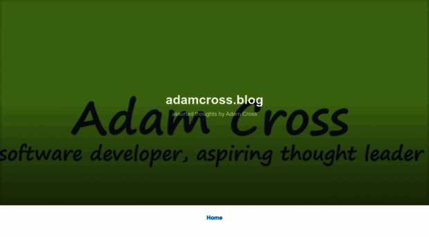 adamcross.blog