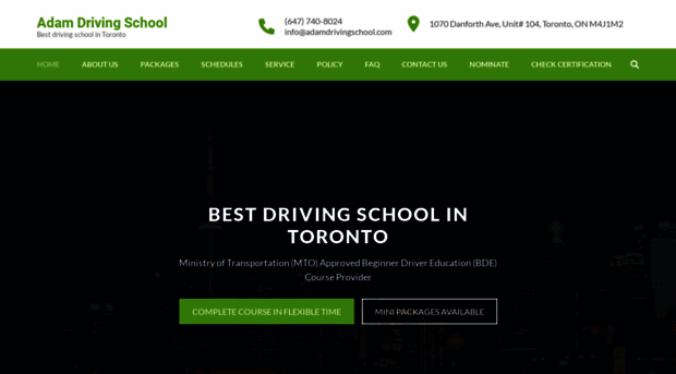 adamdrivingschool.com