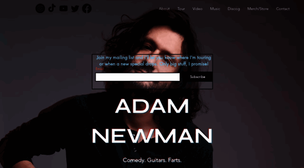 adamnewmancomedy.com