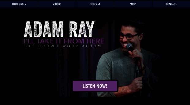 adamraycomedy.com