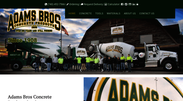 adamsbrosconcrete.com