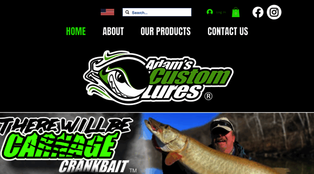 adamscustomlures.com