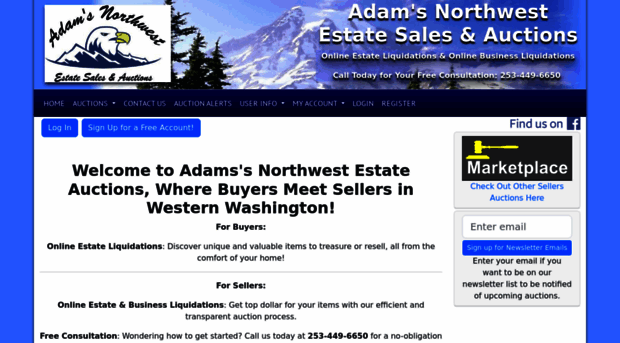 adamsestateauctions.com