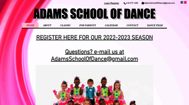 adamsschoolofdance.com