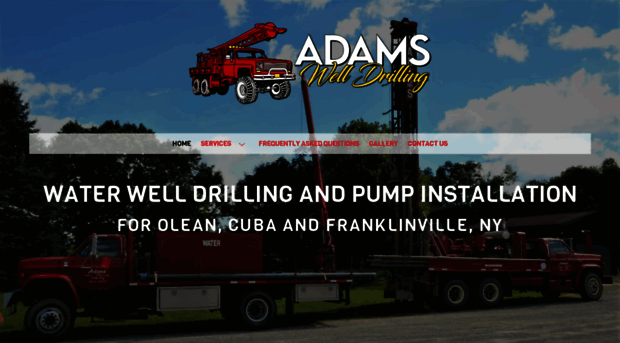 adamswaterwelldrilling.com