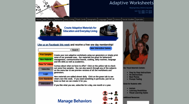 adaptiveworksheets.com