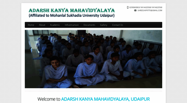 adarshkanyamahavidyalaya.com