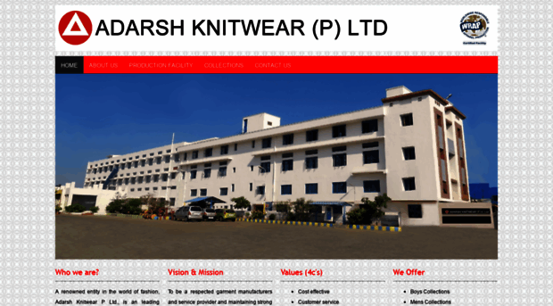 adarshknitwear.com