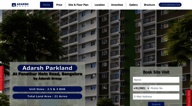 adarshparkland.co
