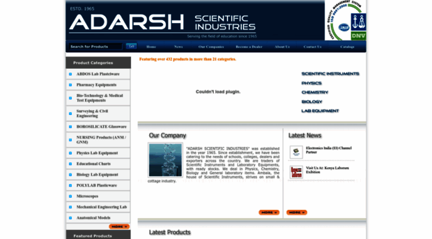 adarshscientific.com