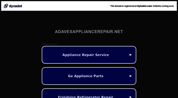 adavesappliancerepair.net