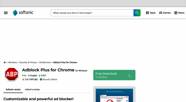 adblock-plus-chrome.en.softonic.com