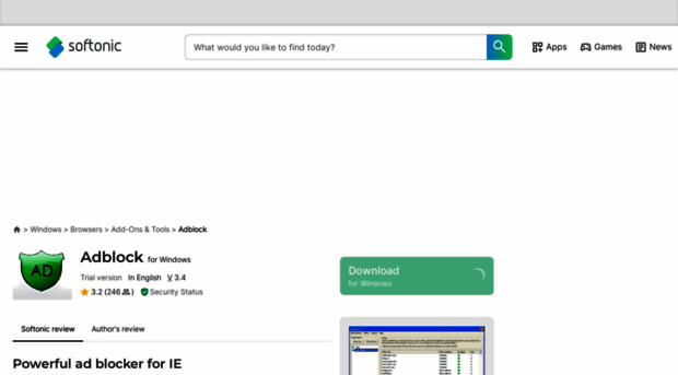 adblock.en.softonic.com
