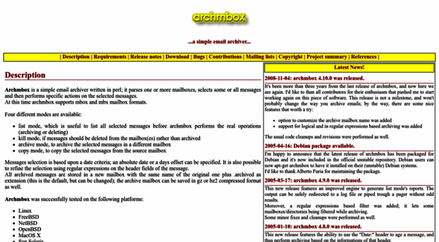 adc-archmbox.sourceforge.net