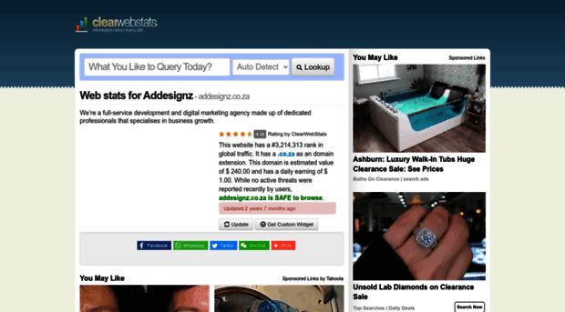 addesignz.co.za.clearwebstats.com