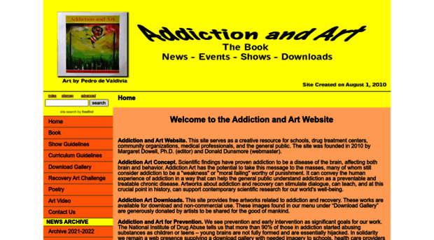 addictionandart.org
