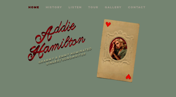 addiehamiltonmusic.com