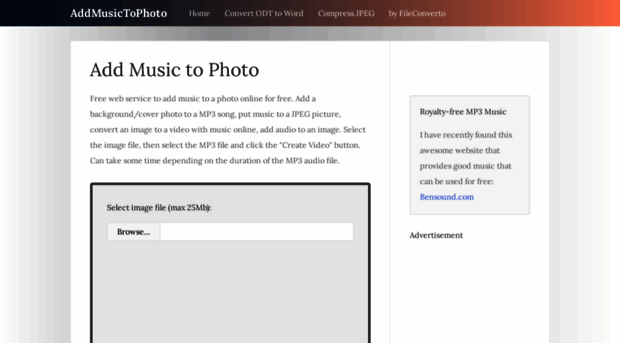 addmusictophoto.com