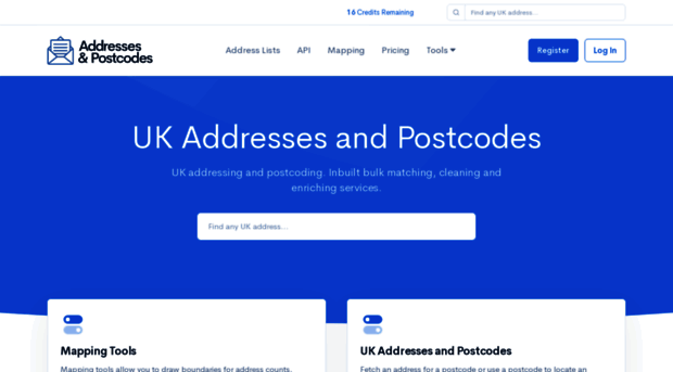 addressesandpostcodes.co.uk