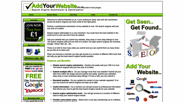 addyourwebsite.co.uk