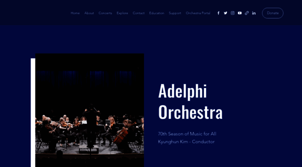 adelphiorchestra.org