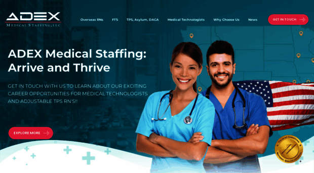 adexmedicalstaffing.com