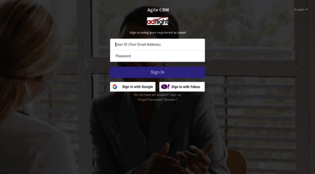 adflight.agilecrm.com