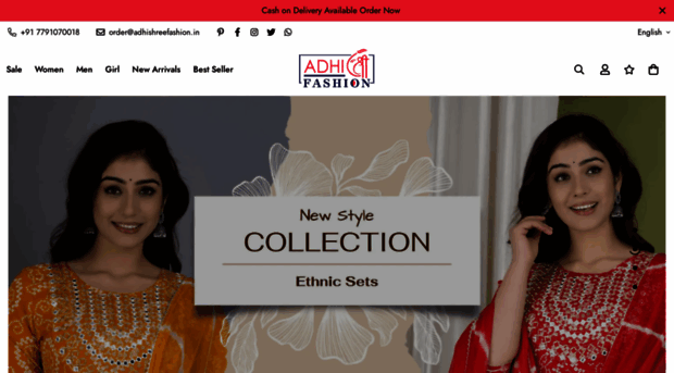 adhishreefashion.com