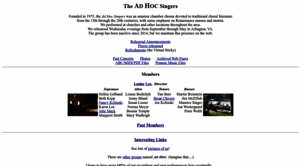 adhocsingers.org