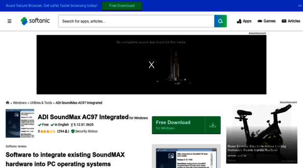 adi-soundmax-ac97-driver.en.softonic.com