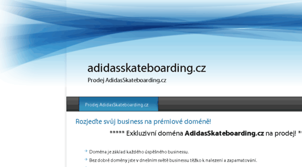 adidasskateboarding.cz