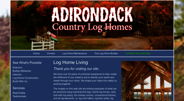 adirondackcountryloghomes.com