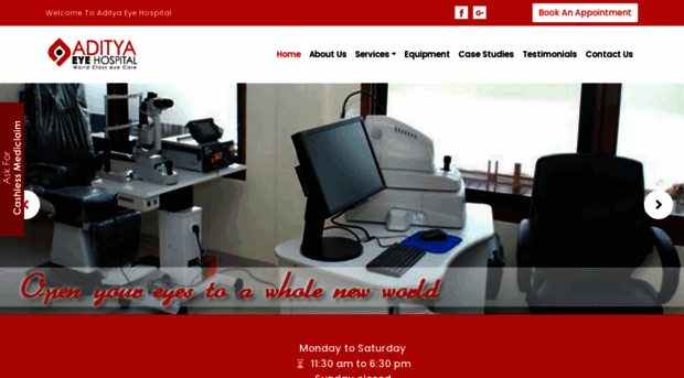 adityaeyehospital.com