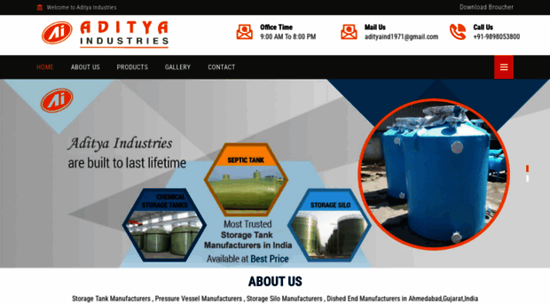 adityaindustry.com