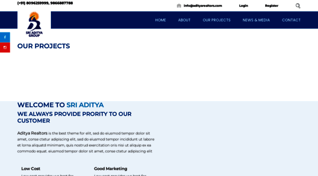 adityarealtors.com