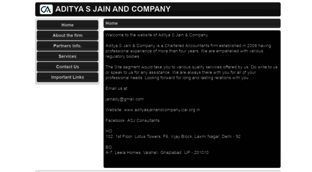 adityasjainandcompany.icai.org.in