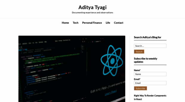 adityatyagi.com